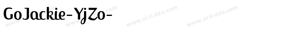 GoJackie-YjZo字体转换