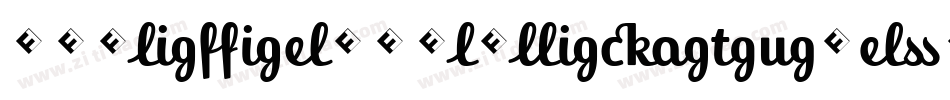AmplifierBoldLigatures字体转换