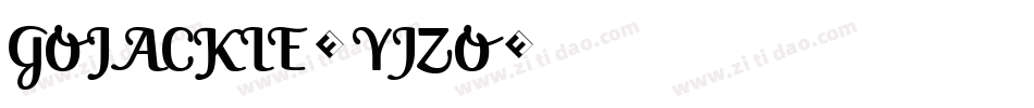 GoJackie-YjZo字体转换