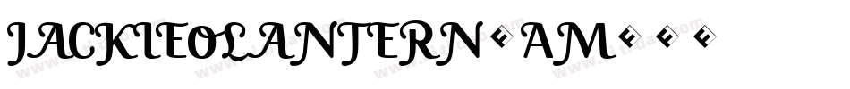 JackieOlantern-Am86字体转换