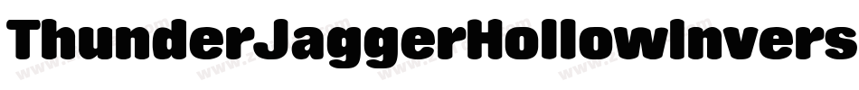 ThunderJaggerHollowInverse-8MaBz字体转换