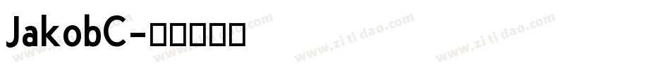 JakobC字体转换