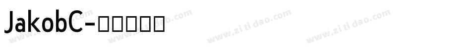 JakobC字体转换