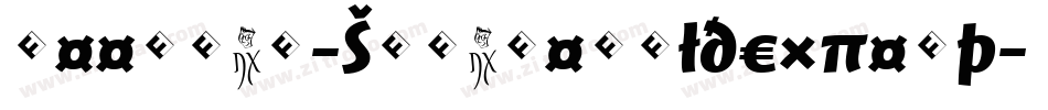 Beekman-SquareBoldExpert字体转换