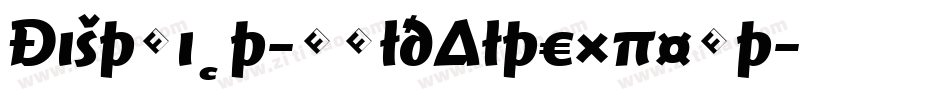 District-BoldAltExpert字体转换