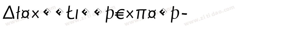 AlexonLightExpert字体转换
