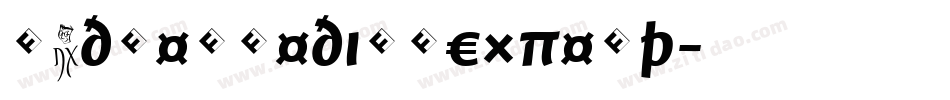 BadgerMediumExpert字体转换