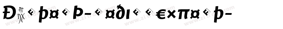 DanteMT-MediumExpert字体转换
