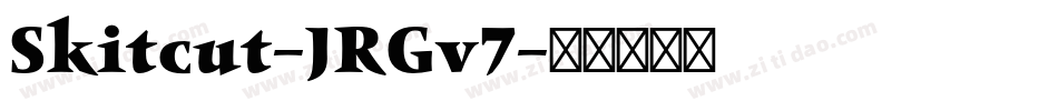 Skitcut-JRGv7字体转换