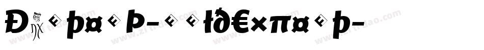 DanteMT-BoldExpert字体转换