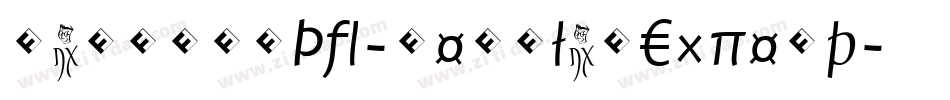 JambonoTF-RegularExpert字体转换