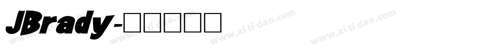 JBrady字体转换