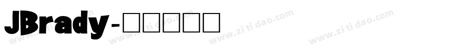JBrady字体转换