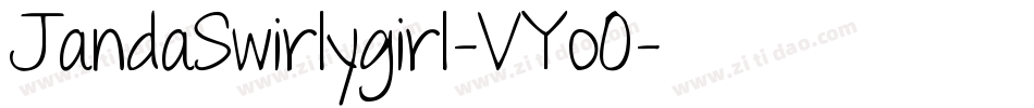 JandaSwirlygirl-VYo0字体转换