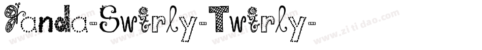 Janda-Swirly-Twirly字体转换