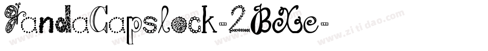 JandaCapslock-2BXe字体转换 JandaCapslock-2BXe字体转换