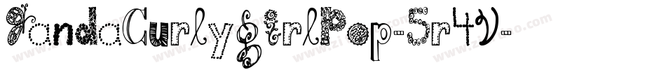 JandaCurlygirlPop-5r4V字体转换