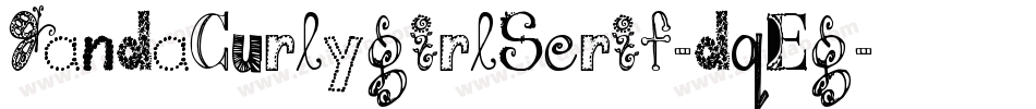 JandaCurlygirlSerif-dqEg字体转换
