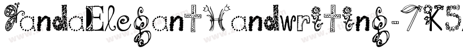 JandaElegantHandwriting-7K5l字体转换