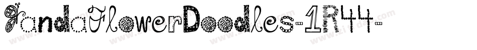 JandaFlowerDoodles-1R44字体转换