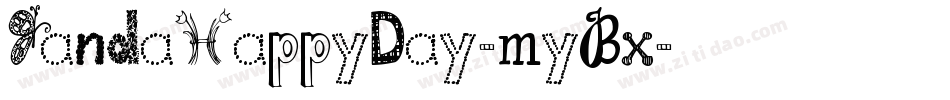 JandaHappyDay-myBx字体转换