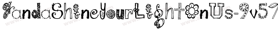 JandaShineYourLightOnUs-9v57字体转换
