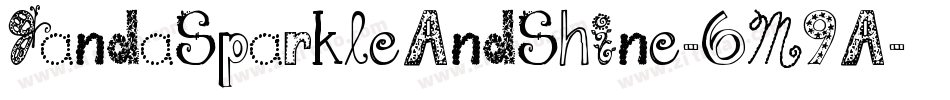 JandaSparkleAndShine-6M9A字体转换