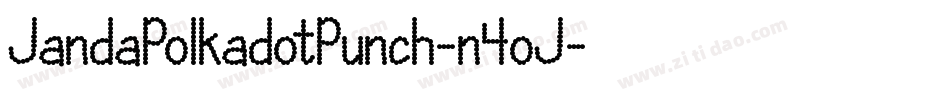 JandaPolkadotPunch-n4oJ字体转换