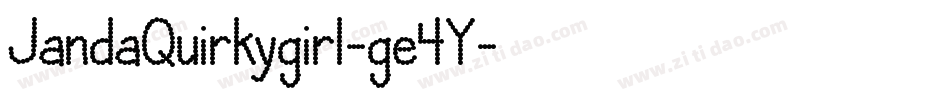 JandaQuirkygirl-ge4Y字体转换