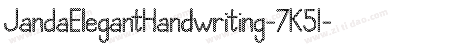 JandaElegantHandwriting-7K5l字体转换