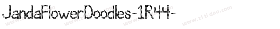 JandaFlowerDoodles-1R44字体转换