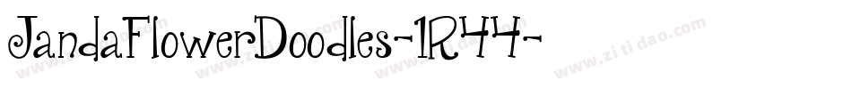 JandaFlowerDoodles-1R44字体转换