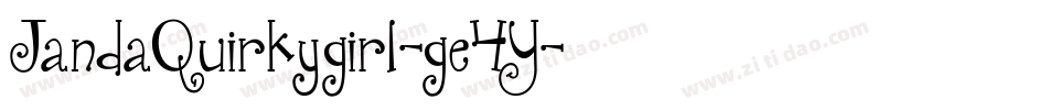 JandaQuirkygirl-ge4Y字体转换