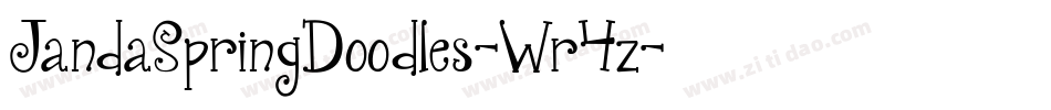 JandaSpringDoodles-Wr4z字体转换