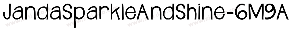 JandaSparkleAndShine-6M9A字体转换