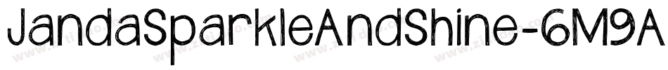 JandaSparkleAndShine-6M9A字体转换