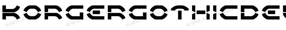 KorgerGothicDeux-AmYp字体转换