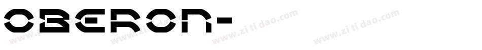 Oberon字体转换
