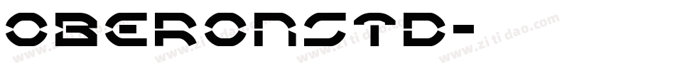 OberonStd字体转换