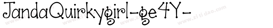 JandaQuirkygirl-ge4Y字体转换