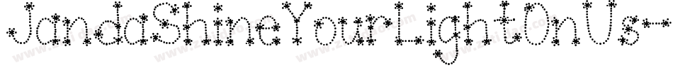 JandaShineYourLightOnUs-9v57字体转换