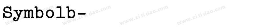 Symbolb字体转换