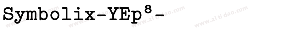 Symbolix-YEp8字体转换