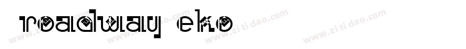 BroadwayDeko字体转换