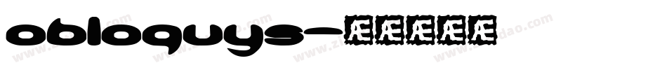 obloquys字体转换