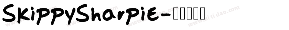 SkippySharpie字体转换