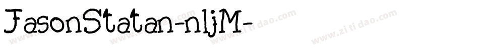 JasonStatan-nljM字体转换