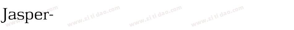 Jasper字体转换