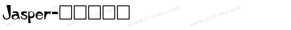 Jasper字体转换