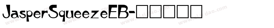 JasperSqueezeEB字体转换